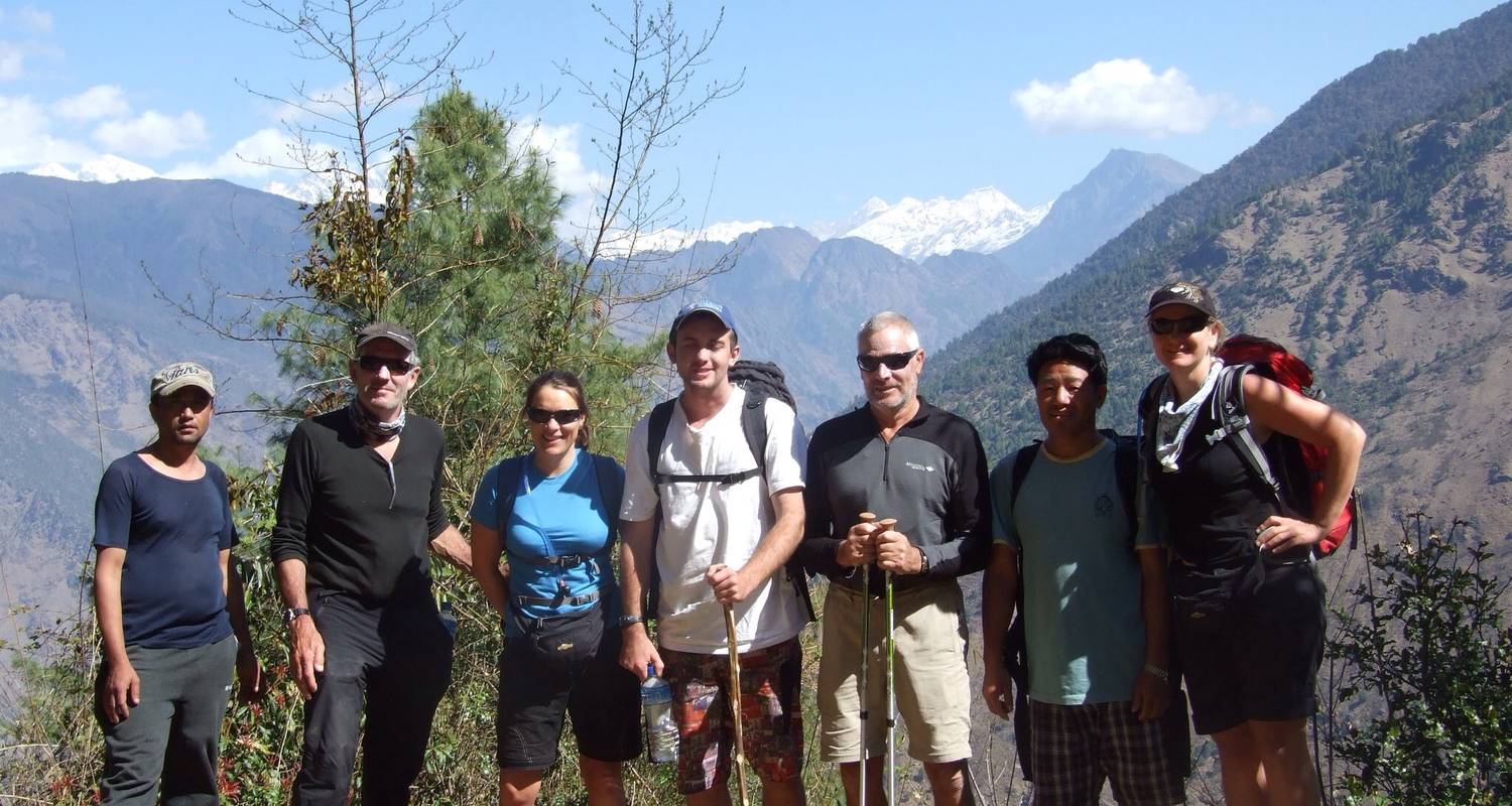 Helambu short trek route near Kathmandu