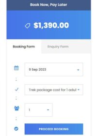 How to book a tour online on the mobile version
